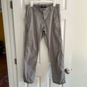 levi’s denizen grey cargo pants size 33x32